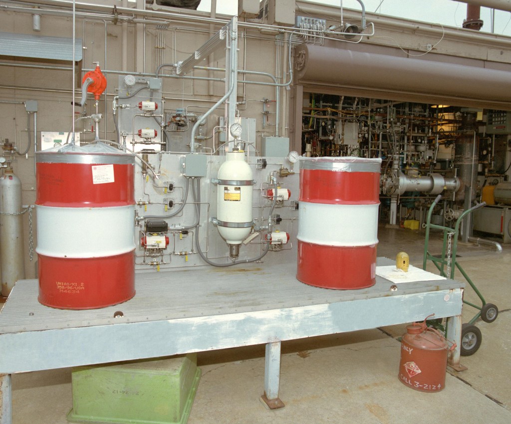 dware in test cell.