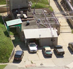 Aerial view of test cells.