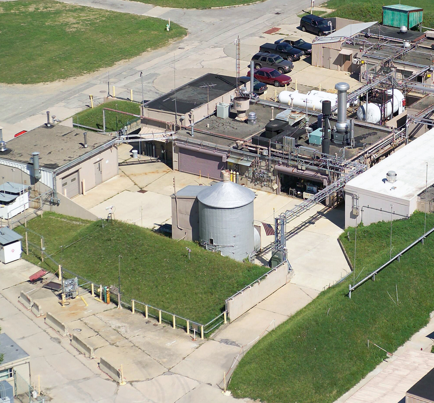 Aerial view of test cells.