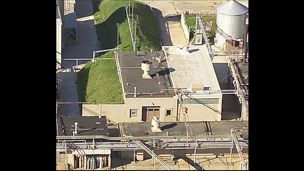 Aerial view of test cells.