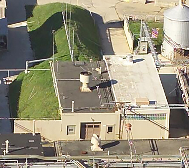 Aerial view of test cells.