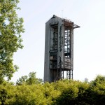 Rusting test stand.