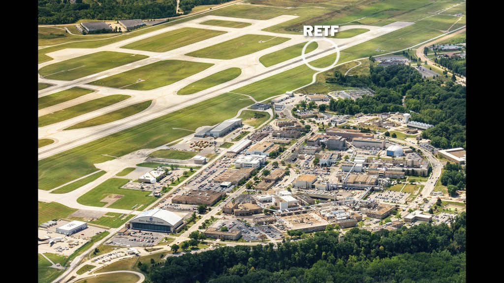Aerial view of the former RETF location on the NASA campus in 2015.