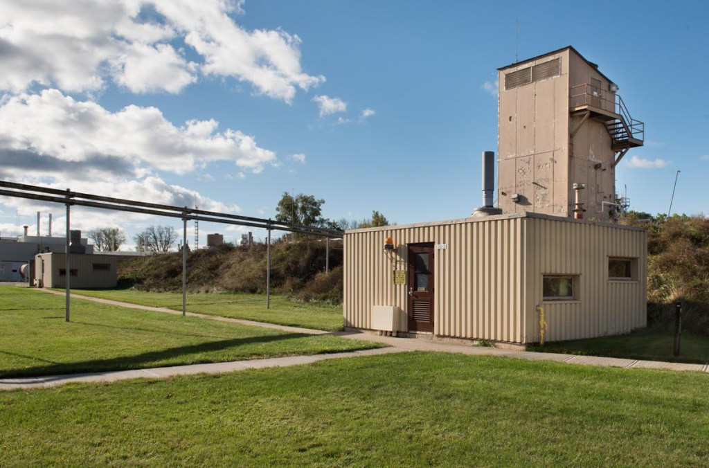 Exterior of test cell.