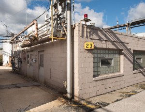 Exterior of test cell.
