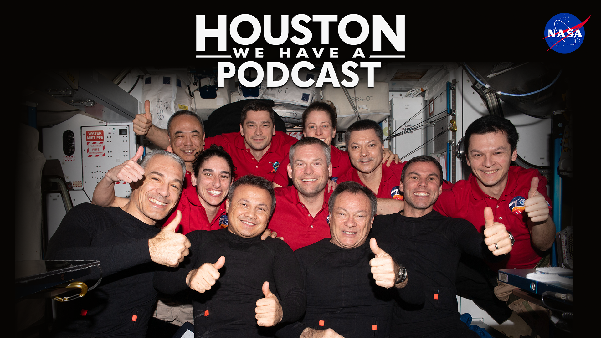 The cover art display for the Houston We Have a Podcast podcast.
