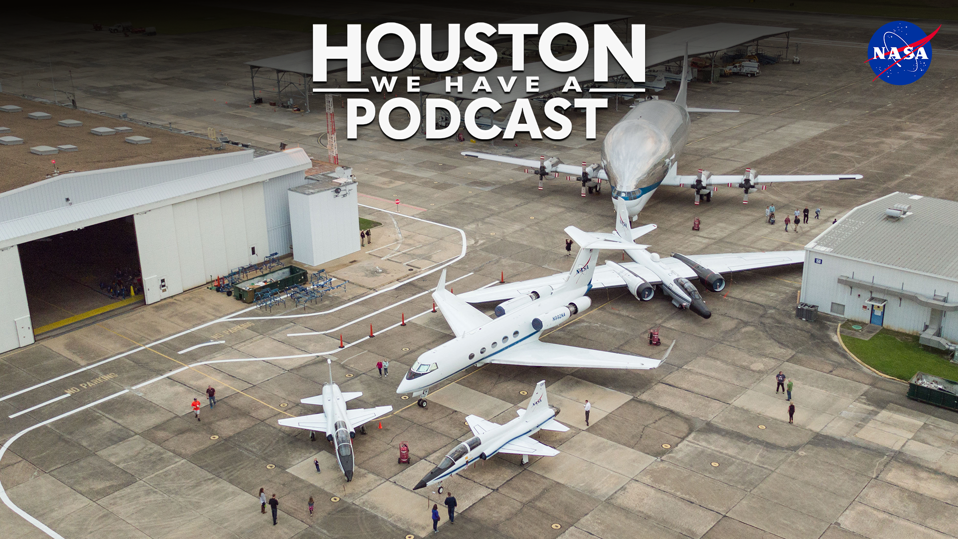HWHAP Ep. 389. An aerial view of Ellington Field and the various aircraft that operate there.