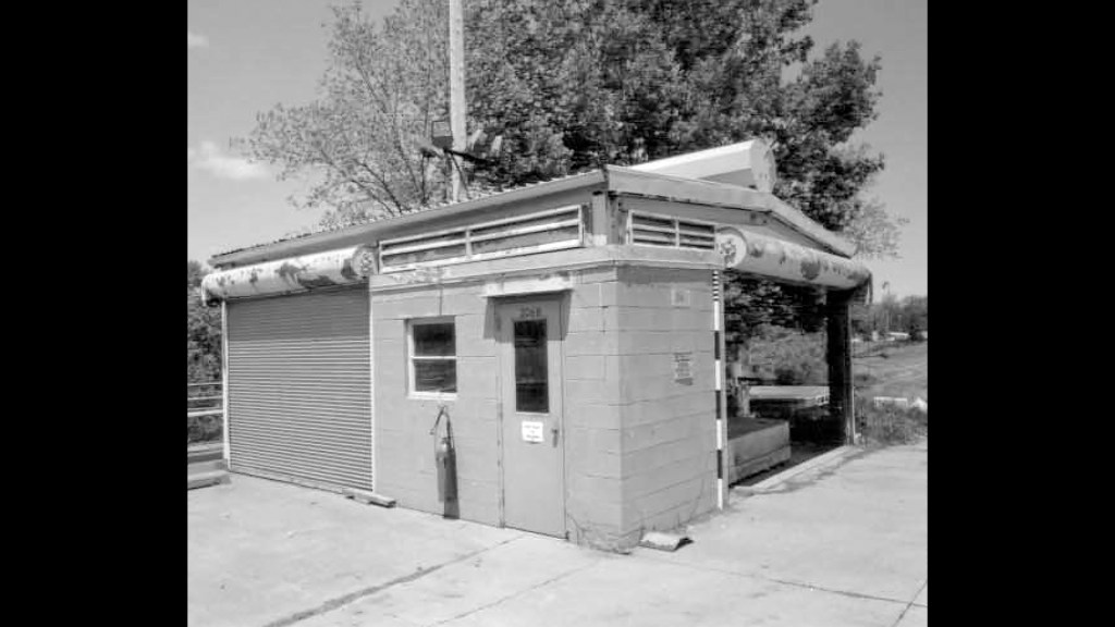 Exterior of small building.