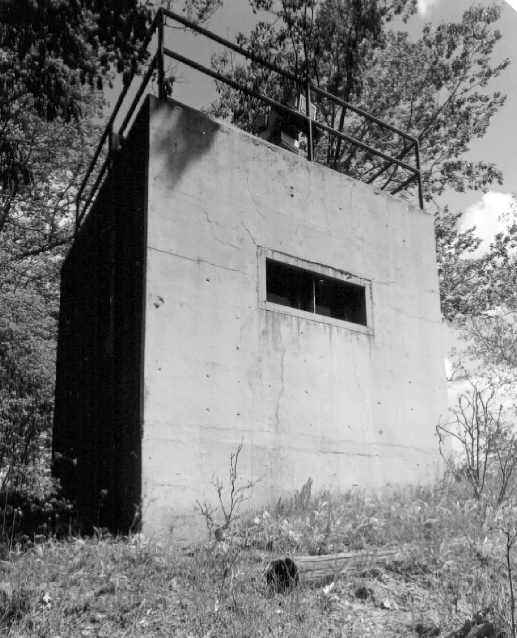 Exterior of blockhouse
