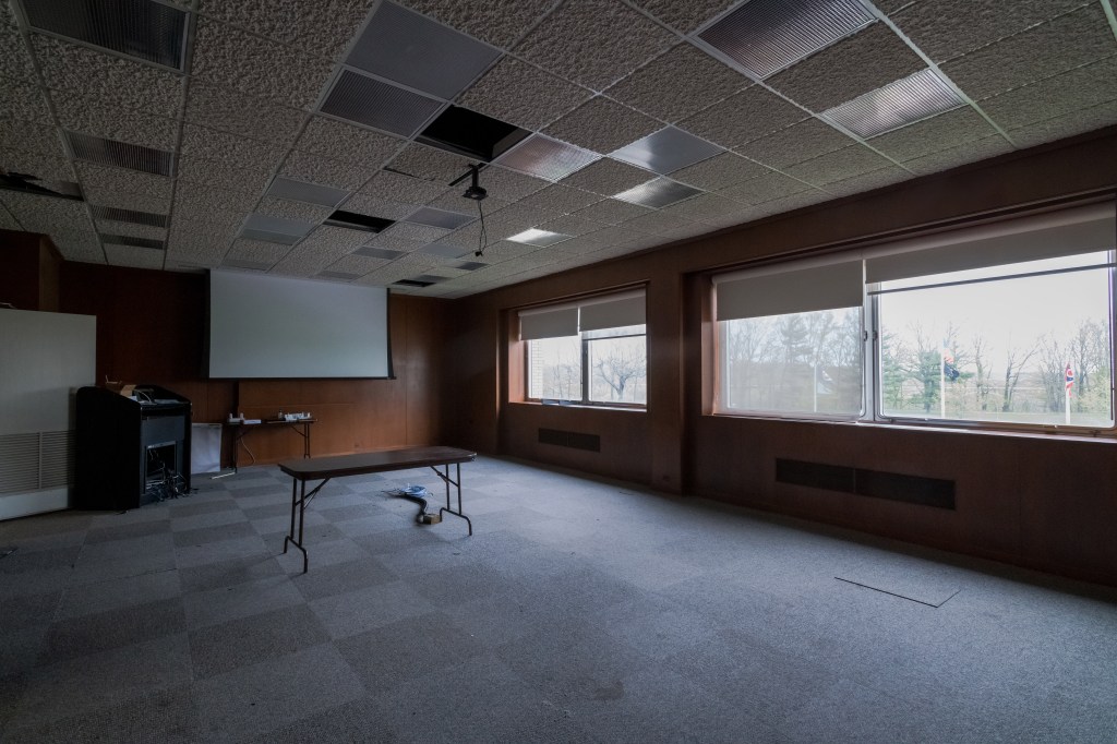 Conference room without furniture.