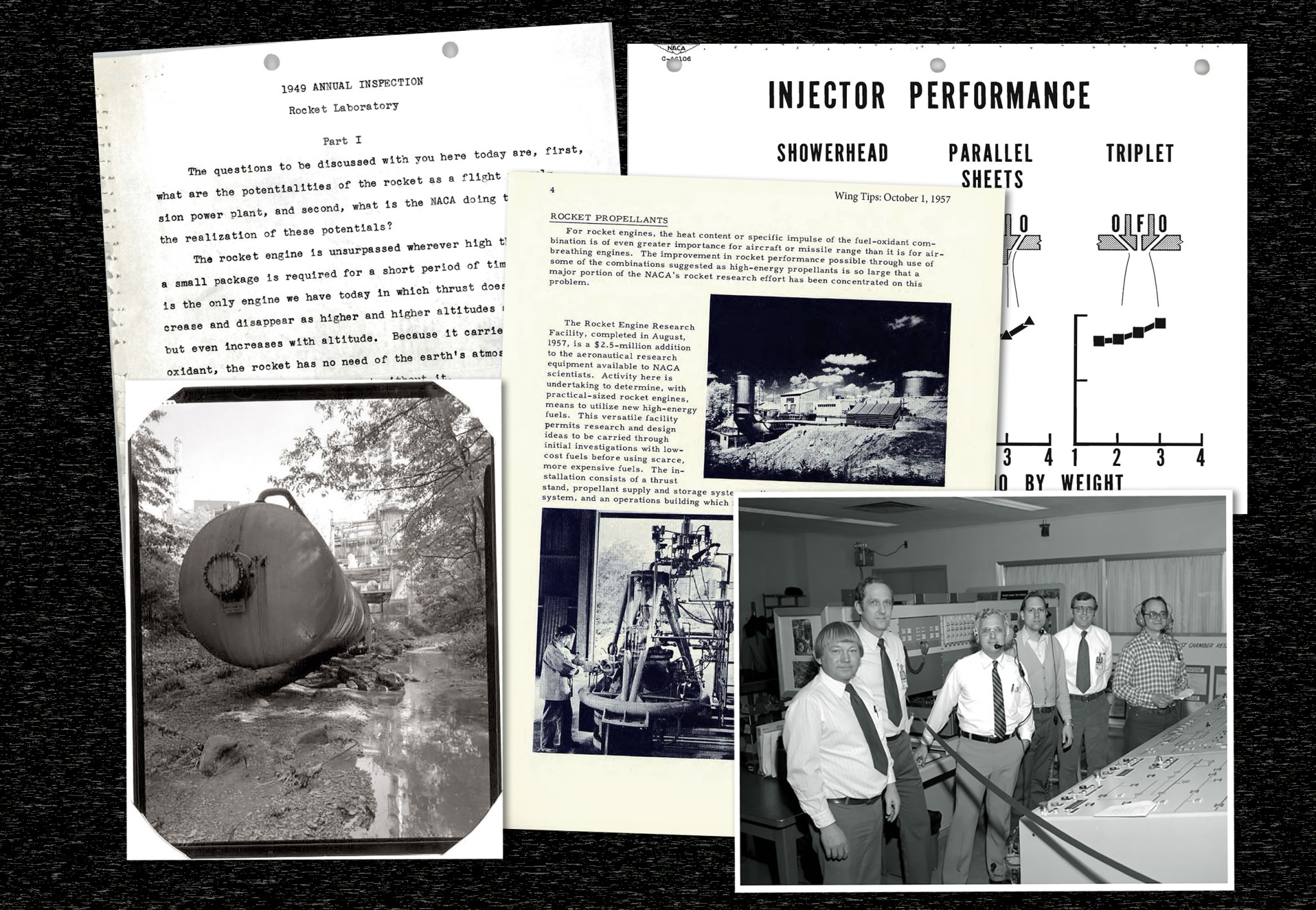 Collage of historic documents.