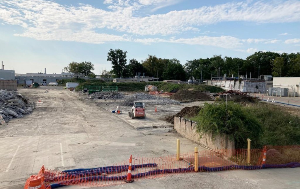 Demolition site.