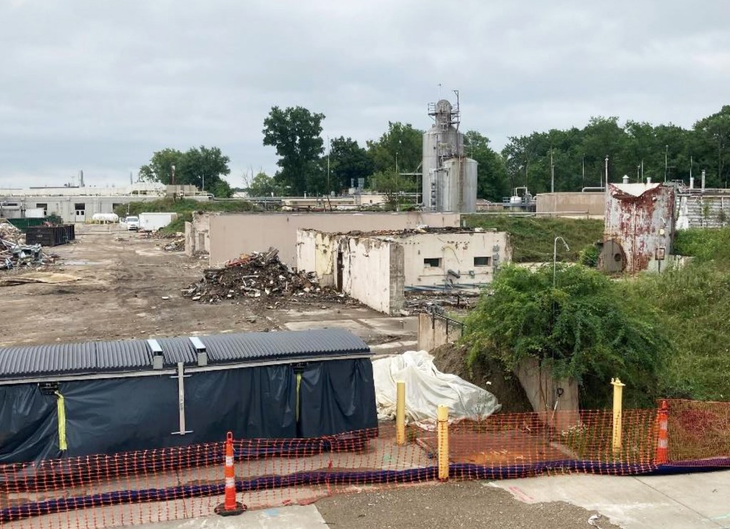 Demolition site.