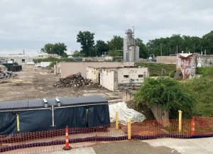 Demolition site.