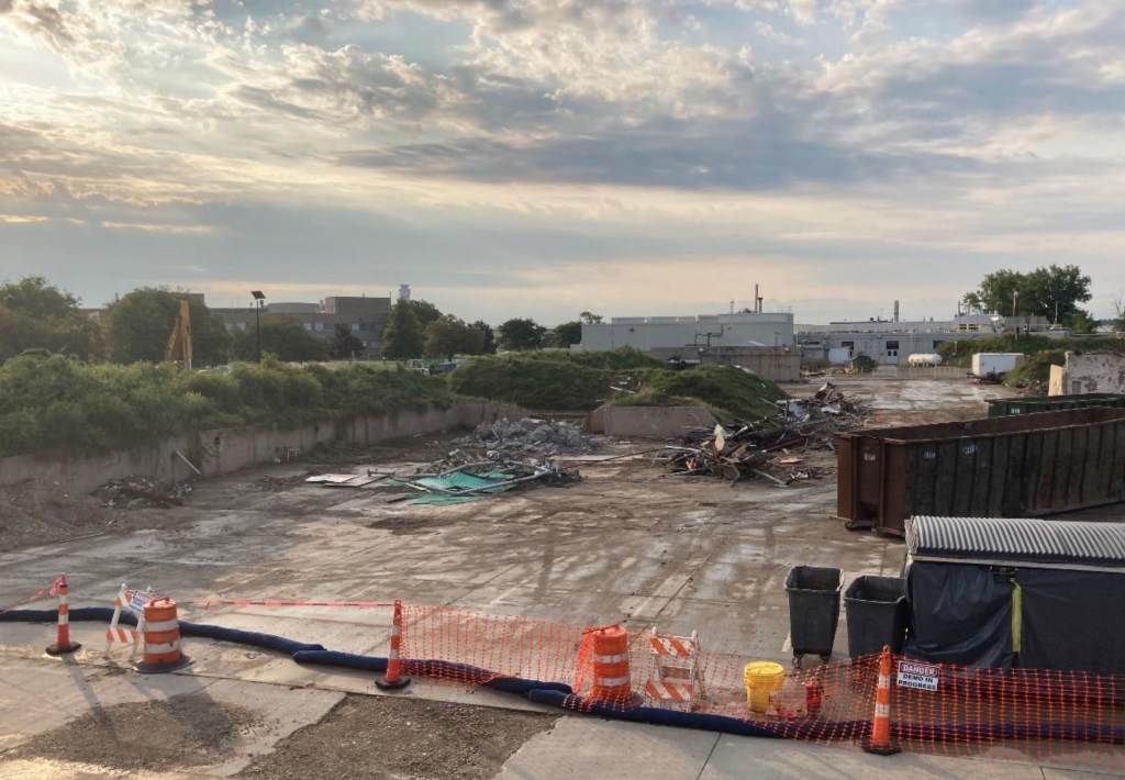 Demolition site.