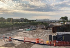 Demolition site.