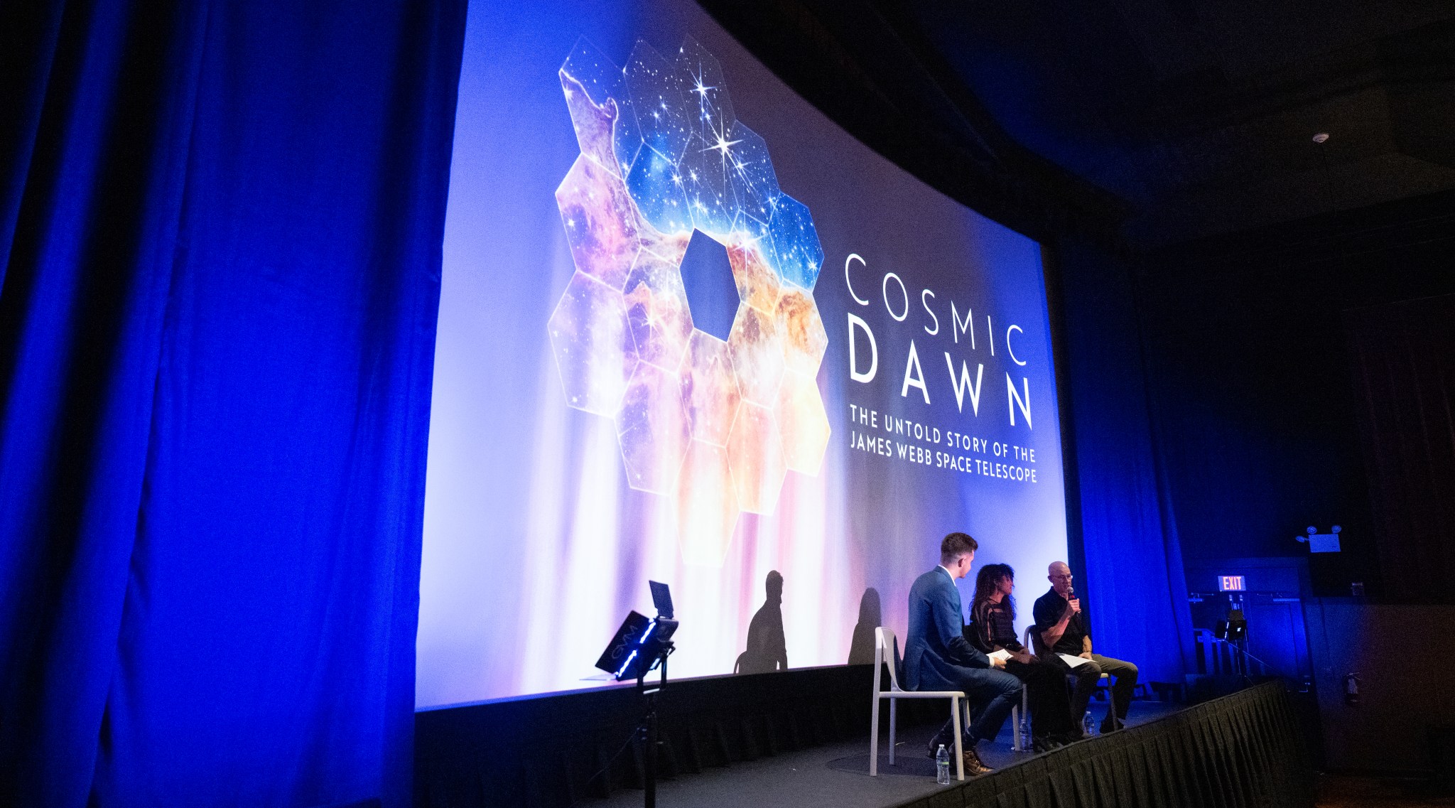 Sophia participating in a panel discussion
