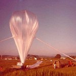 Historical image of balloon being inflated.
