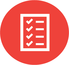 A checklist icon