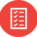 A checklist icon