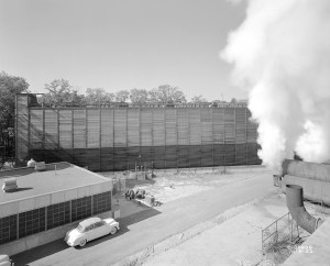 Exterior of cooling tower
