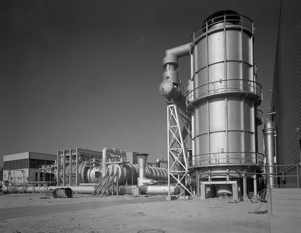 Air dryer outside the Equipment Building