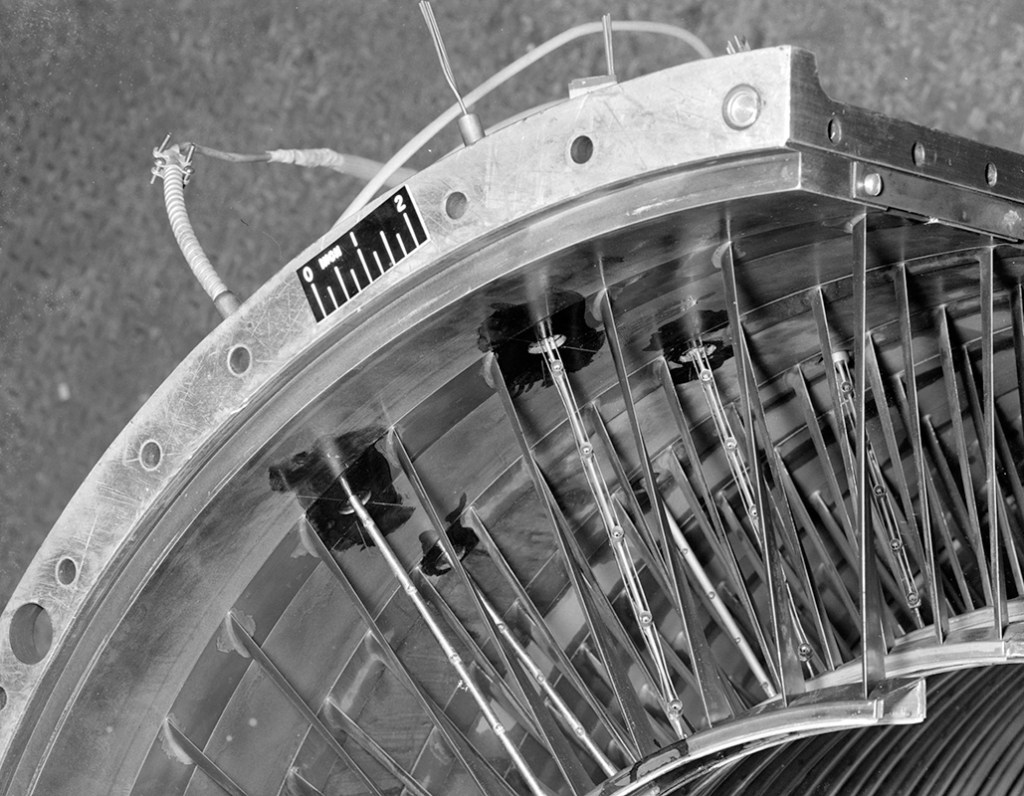 Close up of stator case
