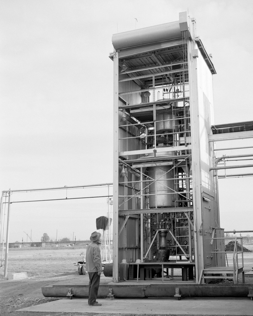 Exterior view of J-2 stand
