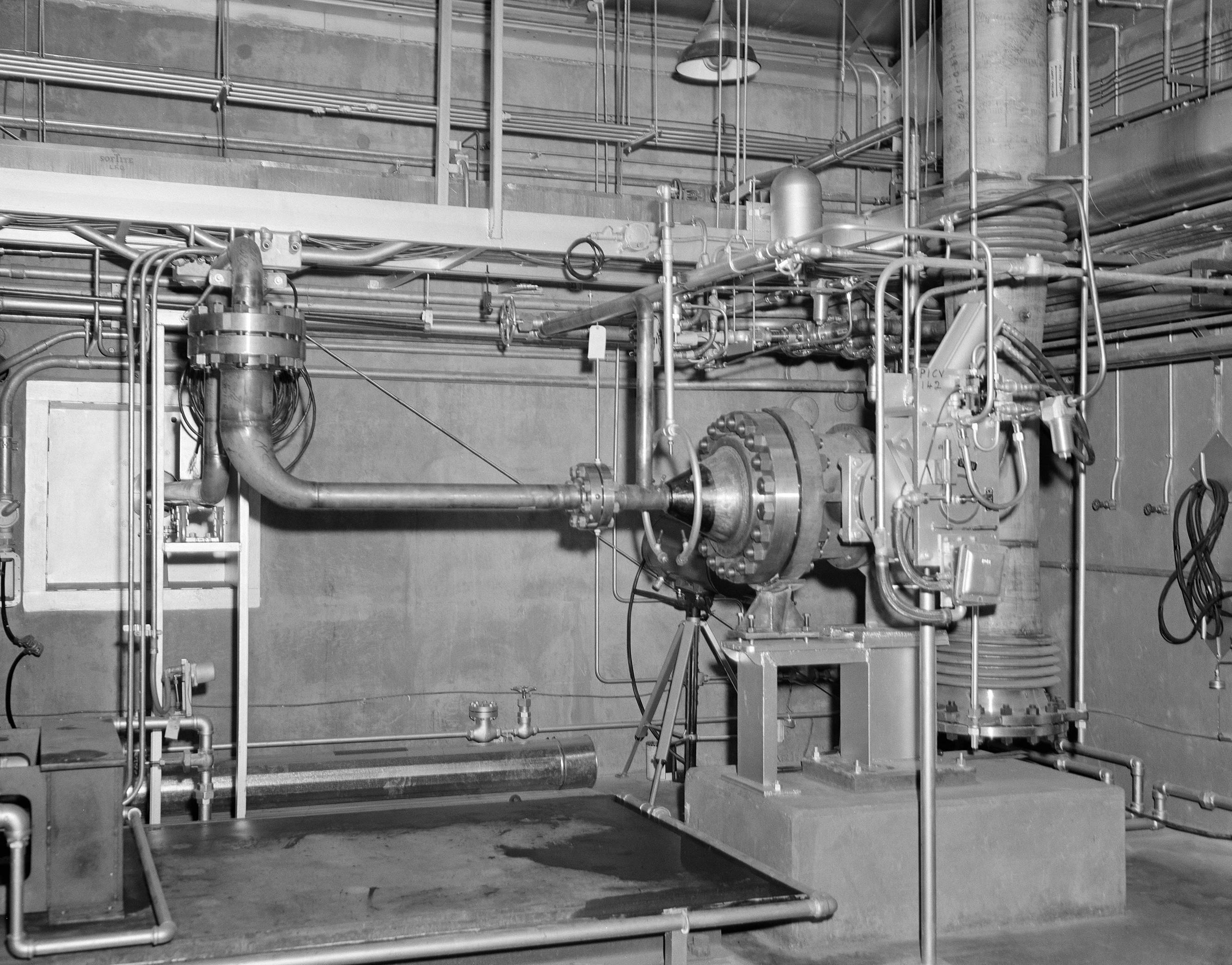 Test setup inside D Site