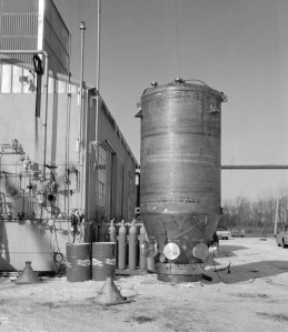 Test tank outside C Site