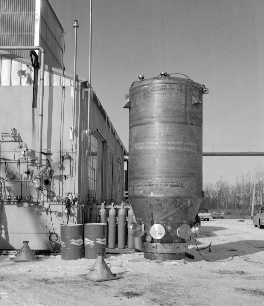 Test tank outside C Site