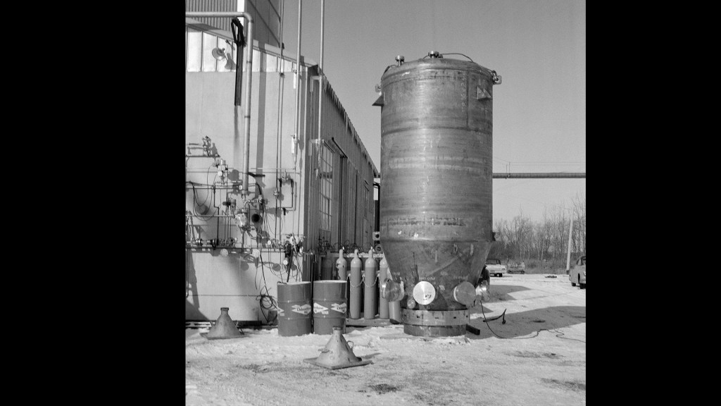 Test tank outside C Site