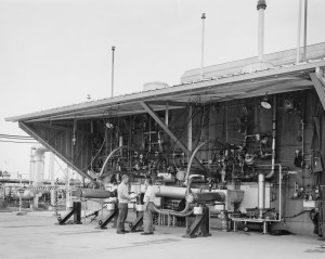 Rear of A Site with fuel connections