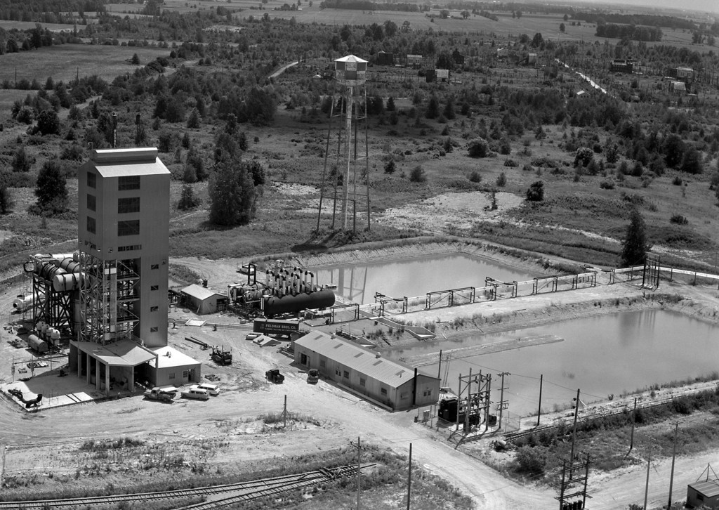 Aerial view of the B-1 site