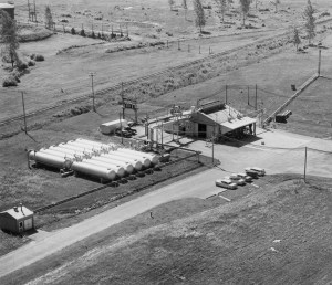 Aerial view of A Site