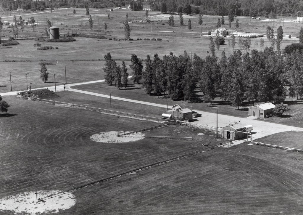 Aerial view of the Pilot Plant area