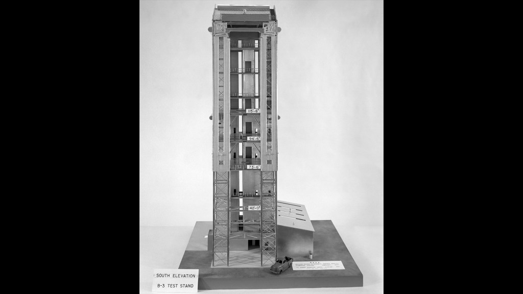 Model of the B-3 stand