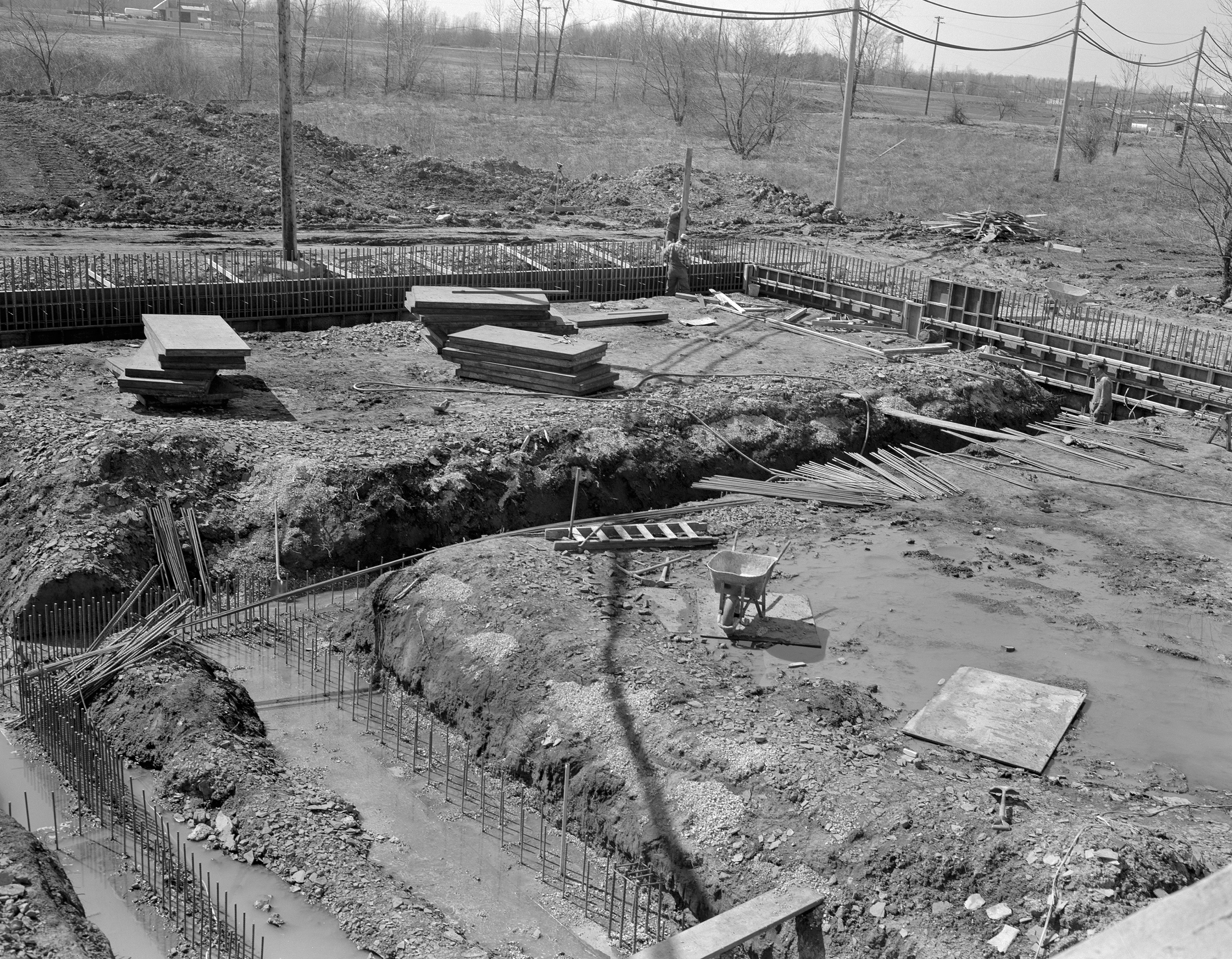Pouring of foundations for B Control