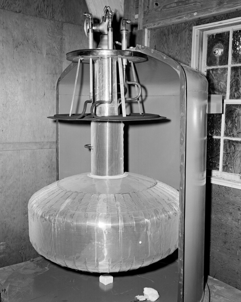 Installation in the 5-foot diameter J-3 test chamber
