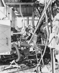 Debris in the Pilot Plant