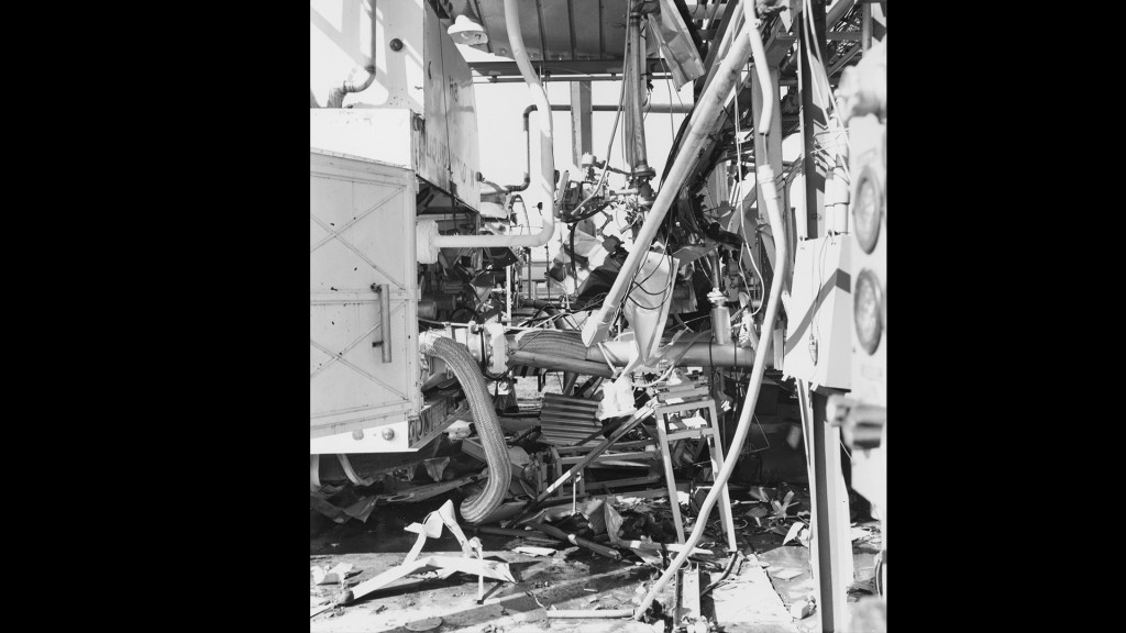 Debris in the Pilot Plant