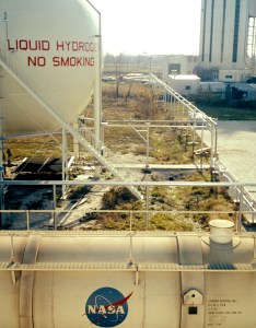 Round hydrogen tank