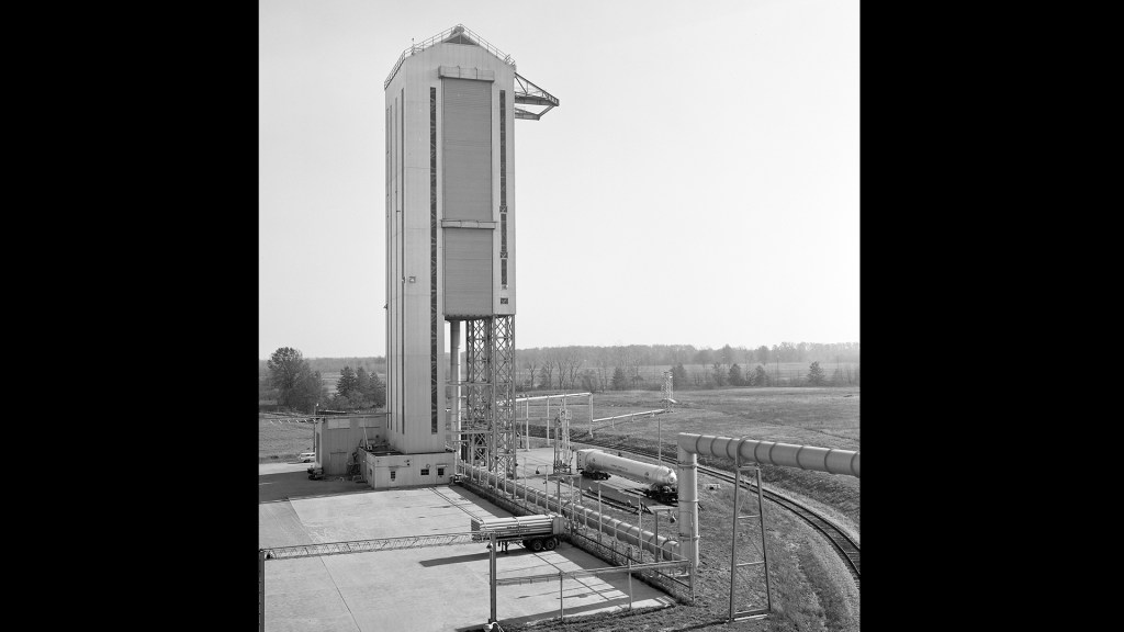 Exterior of B-3 with piping