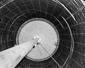 View down into Boiling Fluids Rig