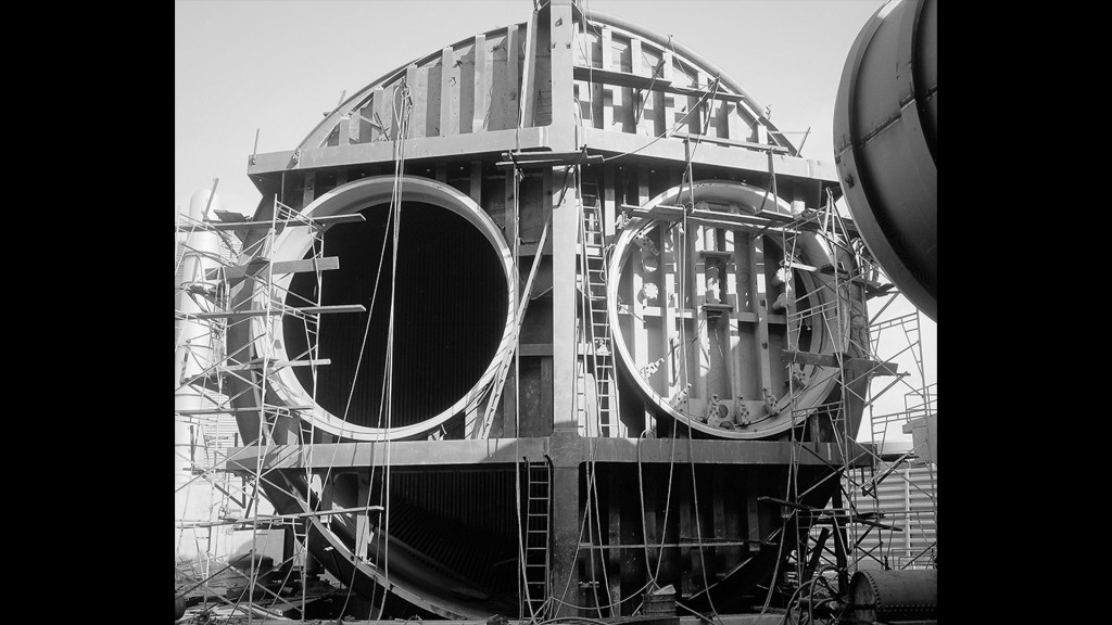 Construction of the large cooler