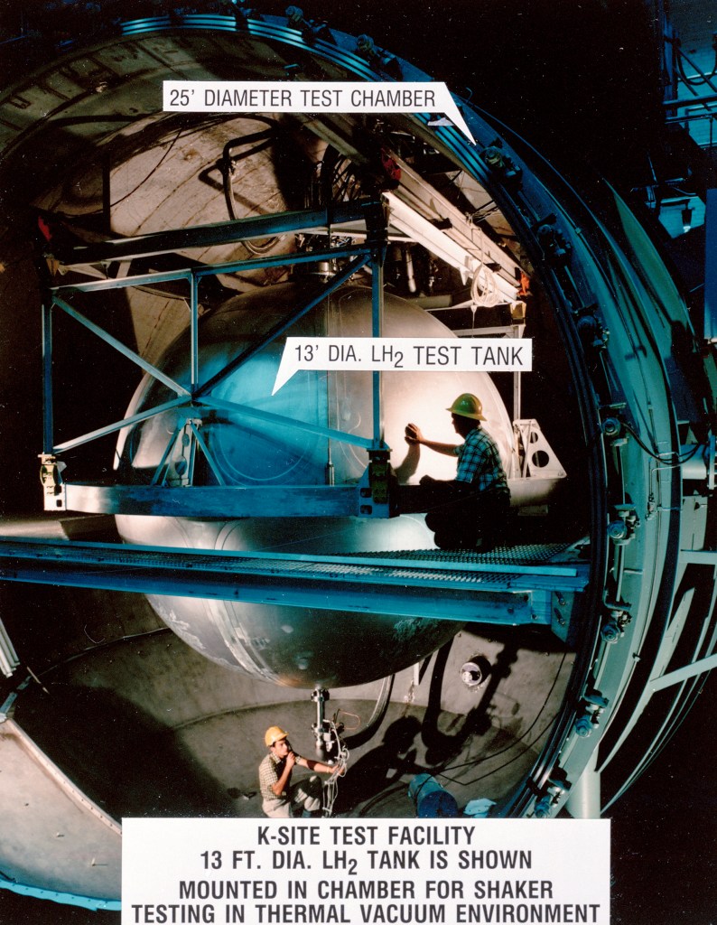 Cryoshroud Around Test Article in the K Site Chamber