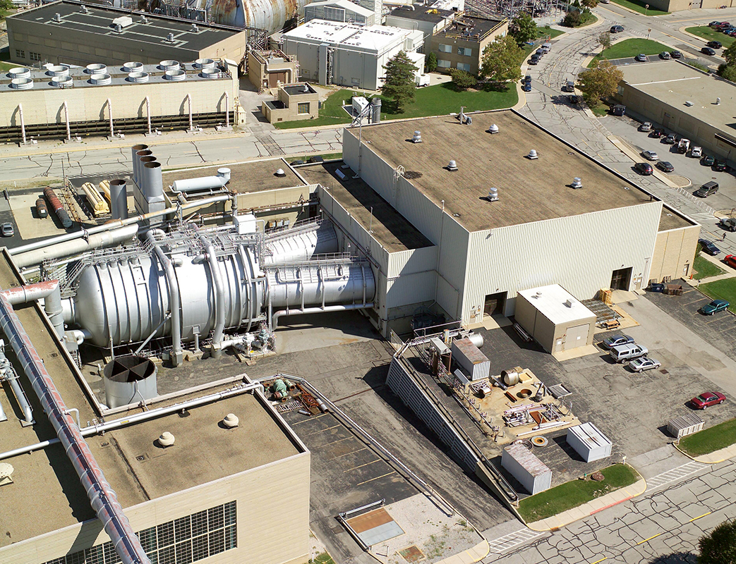 Aerial view of the PSL No. 3 and 4