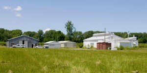 View across field at D Site