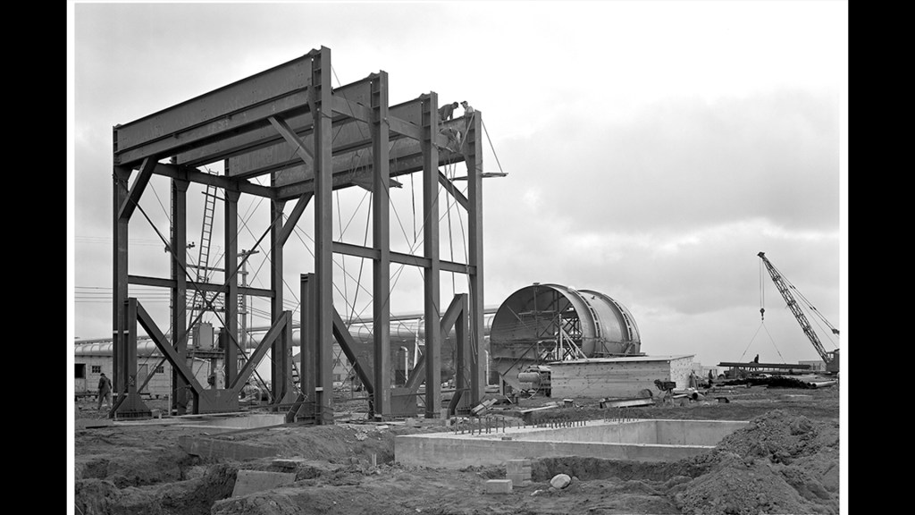 Frame for building.