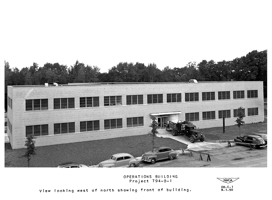 Exterior of office building